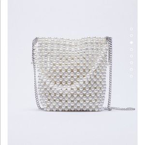 Zara pearl bag